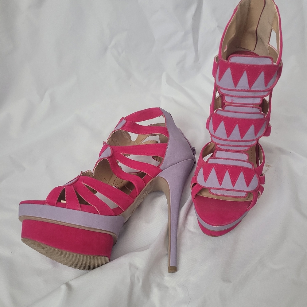 Exotic dancer heels